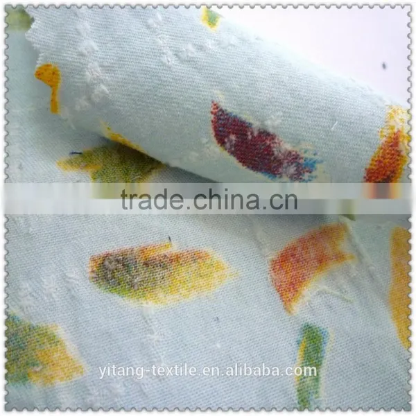 Oil Painting Style Denim Fabric photo-2