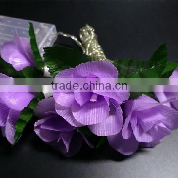 Led Optical Fiber Flower Battery Lights for Christmas ,party Decorate photo-4