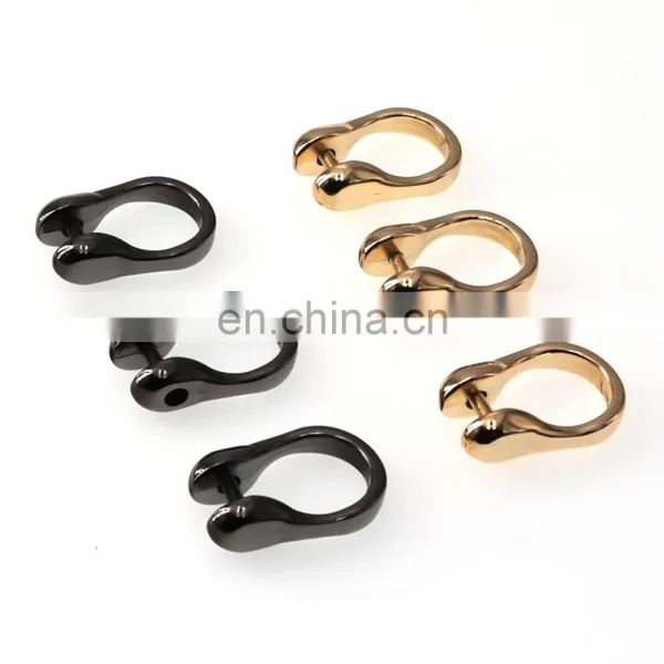 High Quality Handbag Strap Belt Detachable Openable Screw Clasp DIY Metal D Ring Buckles photo-4