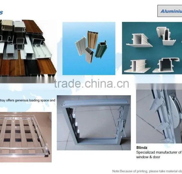 ZAD-0115 All Kinds of Surface Treatment Aluminum Profile for Windows and Doors photo-3