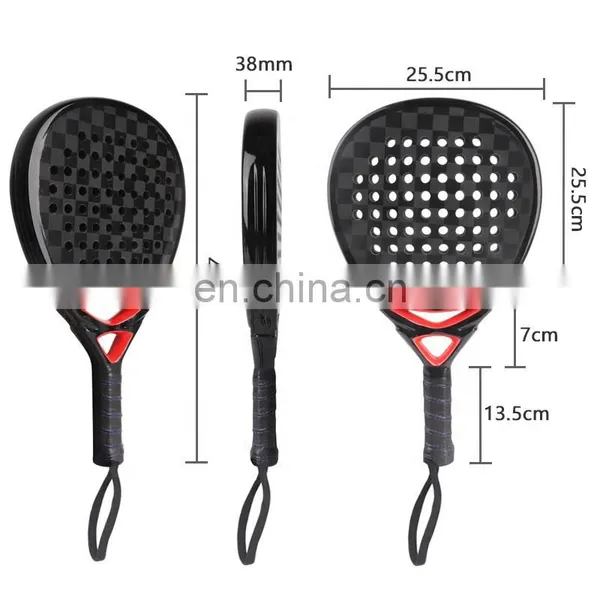 Arronax Custom Surface 3K/12K/18K Carbon Fiber Padel Tennis Rackets photo-4