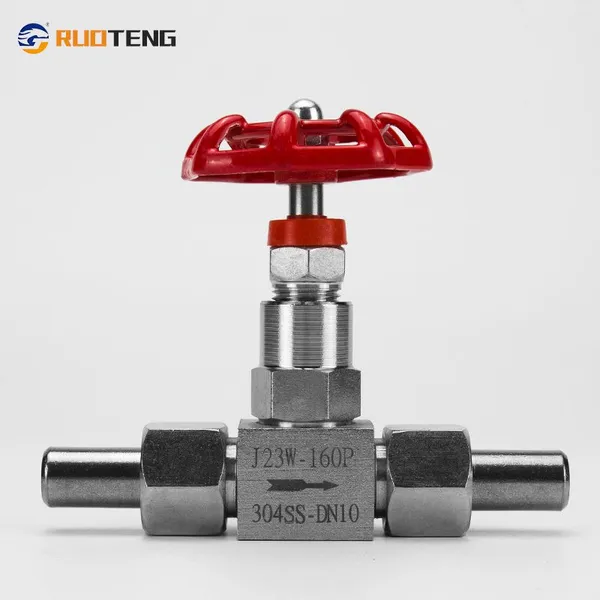 [RUOTENG] J23W Heavy Duty High Pressure Stainless Steel 304 Welded Globe Valve/ Neelde Valve photo-2