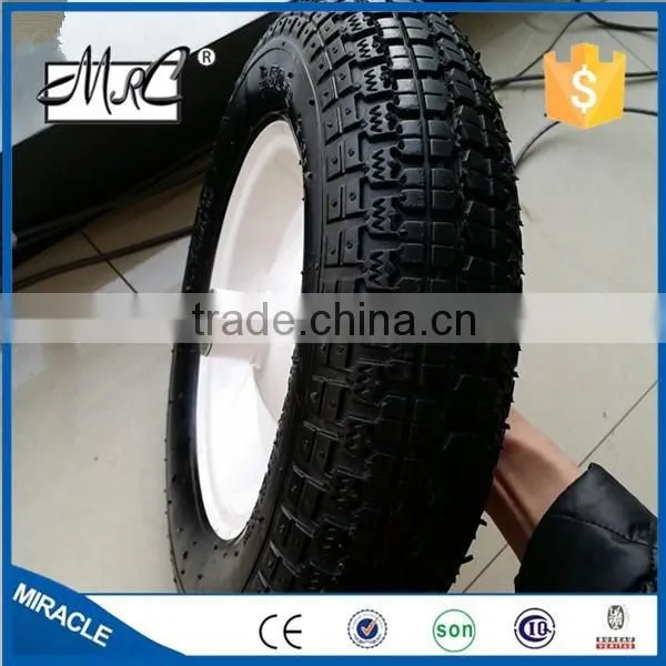 Wholesale PU Foam Wheel,flat Free Wheel, Polyurethane Wheel 3.50-8 photo-2