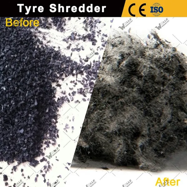 Automatic Tyre Crusher Old Rubber Conveyor Belt Recycling Shredder Scrap Tire Machine photo-5