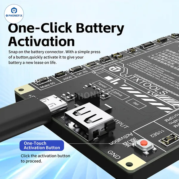 JTX B9 Battery Activation Board for IPhone 6S-17 Pro Max & Android photo-2