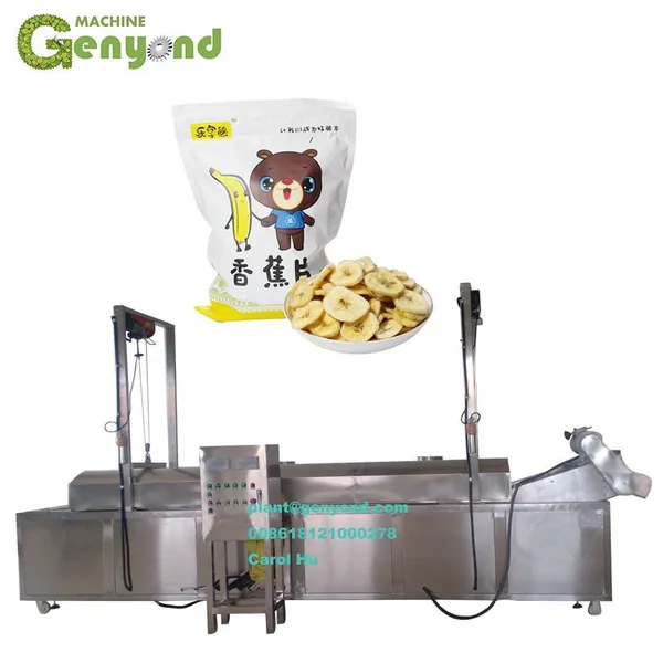 Shanghai Genyond Small Banana Slice Chips Manufacturing Production Machine Line photo-5