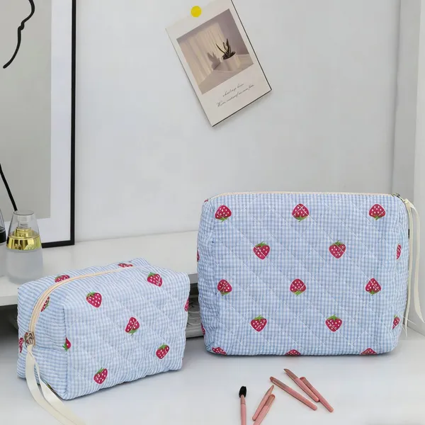 Wholesale Zip Cosmetic Bag Skincare Cosmetic Jewellery Pouch Zip Cosmetic Bag photo-5