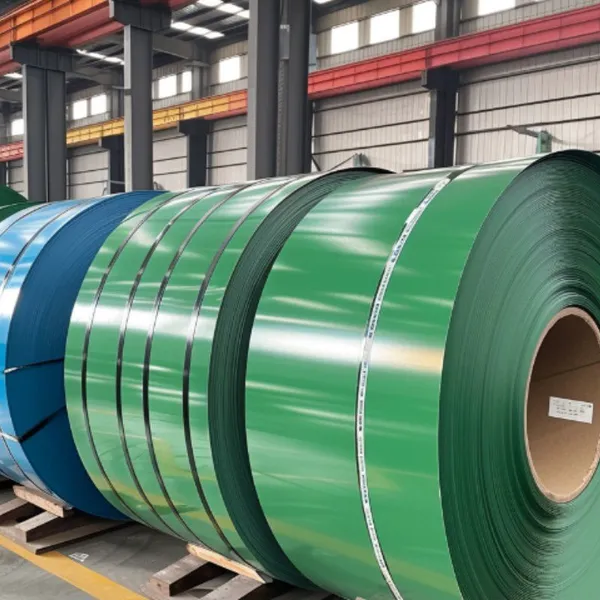 Long Service Life PPGL Prepainted Galvalume Color Coated Steel Coil photo-5