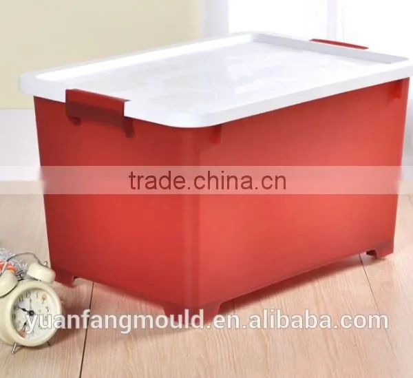 Plastic Turnover Crate Injection Mold Plastic Beer Basket Mould photo-3