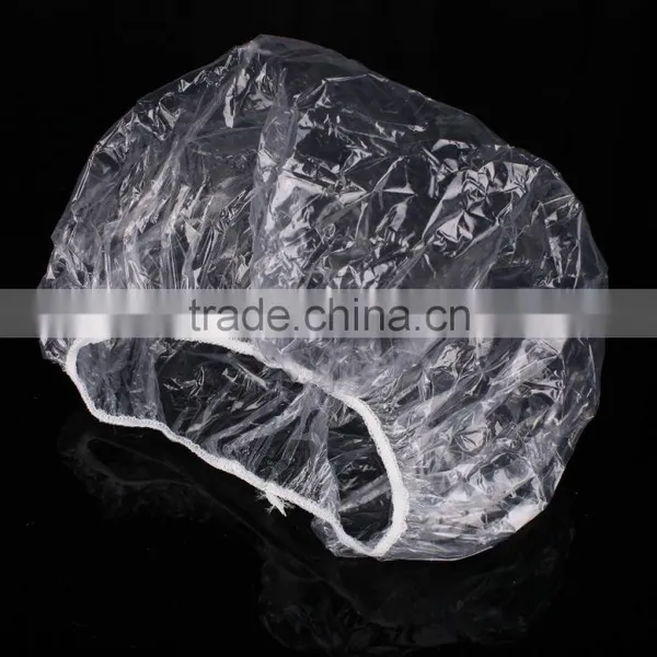 PE Plastic Waterproof Disposable Shower Cap photo-4