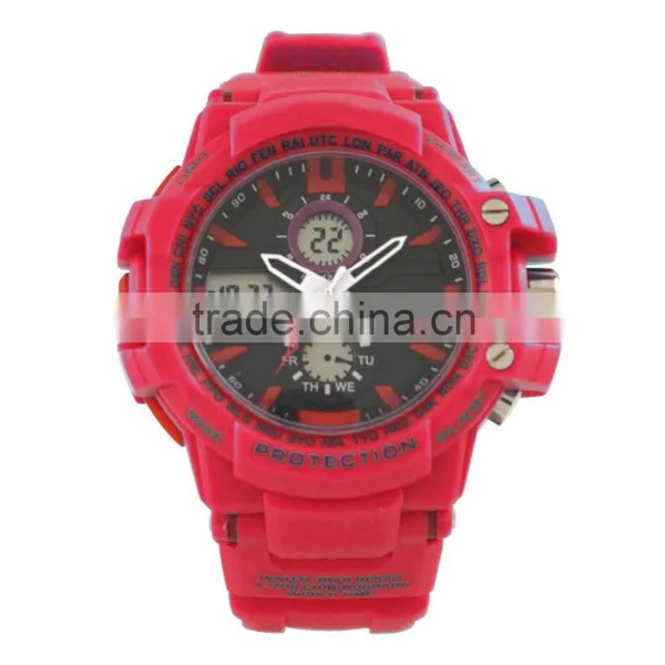 LP1370 Wholesale 3 Atm Water Resistant Dual Movement Children Wrist Watch photo-2