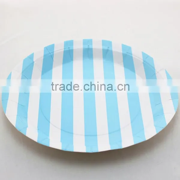 Happy Party Products Supplies Fancy Party Paper Plates,Round Paper Dish photo-6