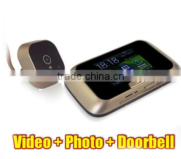 Electronic cat's eye smart home photo visual doorbell Guard against theft door mirror night-vision doorbell with video