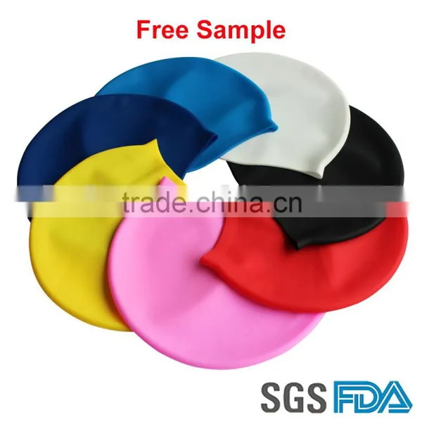 Customize Cartoon SwimCap, Printing Logo Brand Silicone Swimming Cap Quality Choice