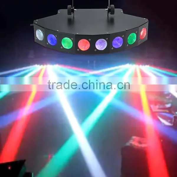 8X3W LED Effect Light Beam Light Dj Disco Club Party Wedding Stage Effect Lighting photo-5