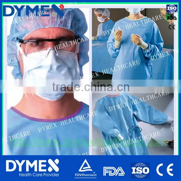 EN 13795 Sterile Disposable Gown Patient Disposable Surgical Gown