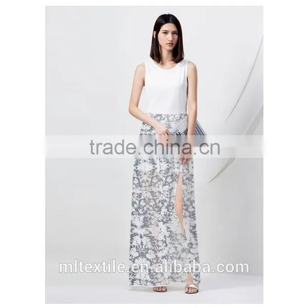 Digital Printing Silk Custom Printed Chiffon Fabric photo-6