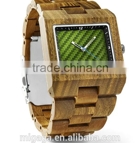 High Quality Wooden Wrist Watches, Wooden Watch, 100% Natural Watch Wood