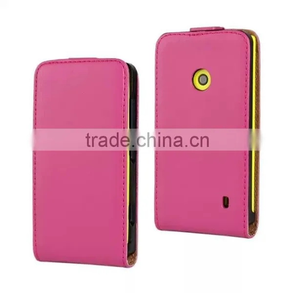 For Nokia 525 Case Cover Luxury Pouch Top Leather Flip Bag photo-4