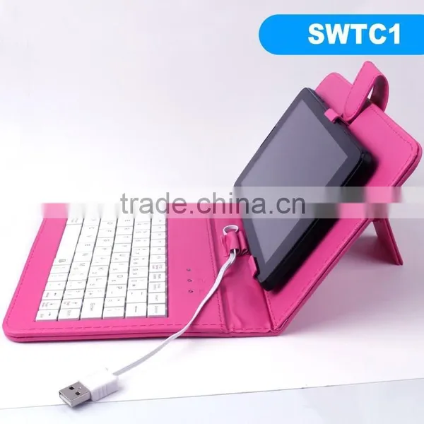 7,8,9,9.7,10 Inch Universal Tablet Case , Tablet Leather Case Keyboard photo-3