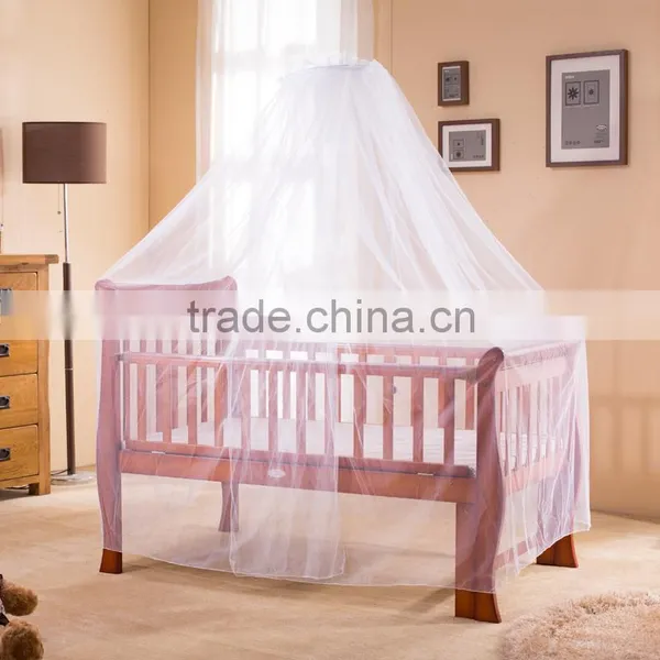 Multipurposes Wooden Baby Crib With Wheels Solid Wood Baby Cribs photo-3