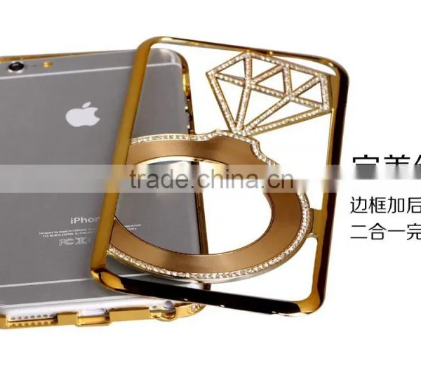 Top Quality Diamond Aluminum Metal Bumper For IPhone 6,samsung s5 photo-6