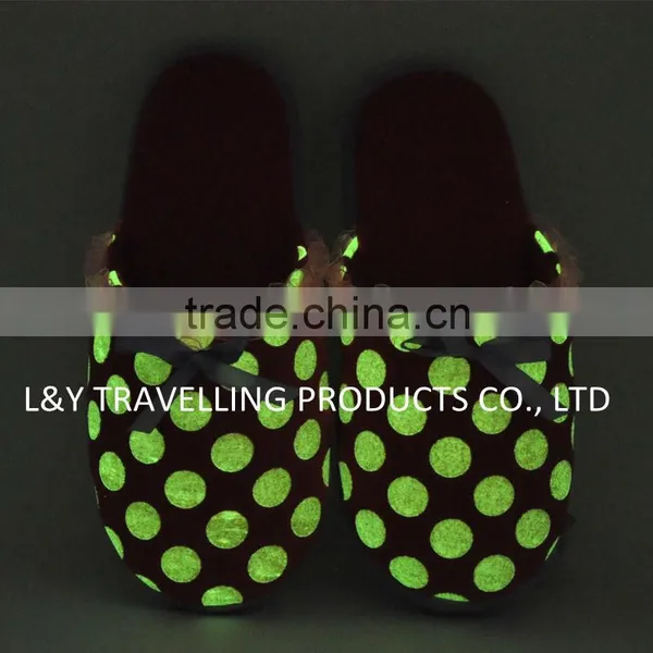Light at Night Women Indoor Slippers,Light at Night Women Bedroom Slippers,light Slippers photo-5