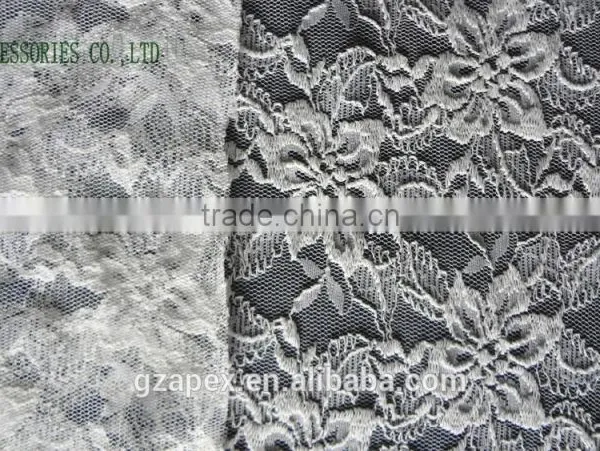 Nylon Cotton Lace Fabric photo-2