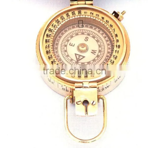 Nautical Solid Brass Engineering Lensatic Compass 13429 photo-4
