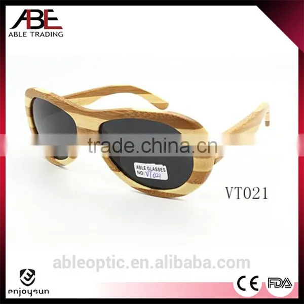 2016 UV400 Blue Mirror Lens Fashion Designer Bamboo Wooden Polarized Sunglasses FDA CE Supplier's Choice photo-3