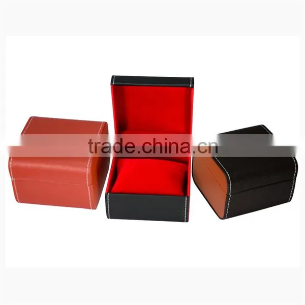 Luxury PU Leather Single Watch Packaging Box photo-3