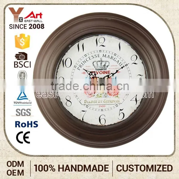 Cheaper Price Craft Art Vintage Style School Metal Clock System Dials
