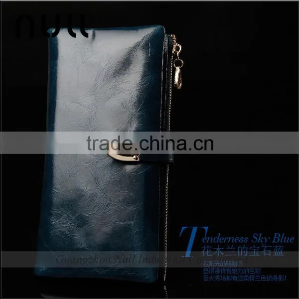 Vintage Genuine Top Layer Leather Ladies Hand Handmade Fashion Purse photo-3