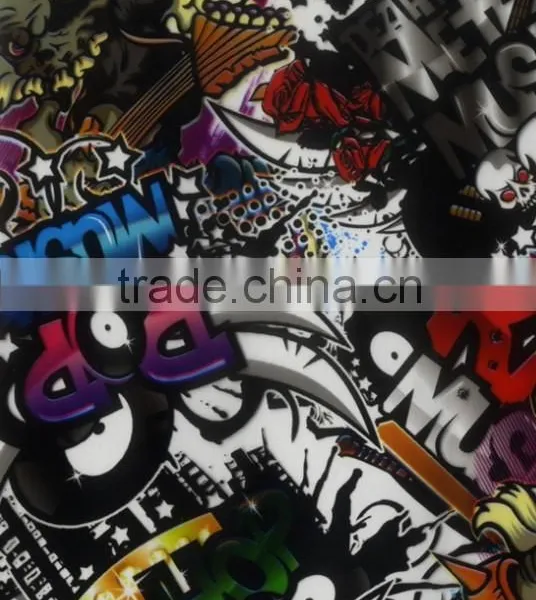 RISHINE 2016 Hot Selling Skull Hydrographics Printing Water Transfer Film photo-2