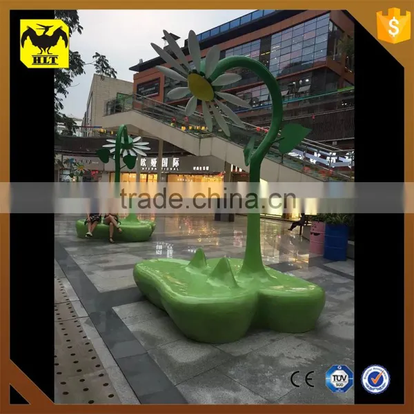 HLT Theme Park Fiberglass Bench Outdoor photo-2