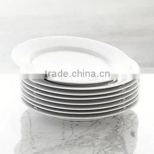 7" 8" 9" 10" 10.5" Super Pure White High Quality Cermaic Porcelain Dinner Plate photo-3
