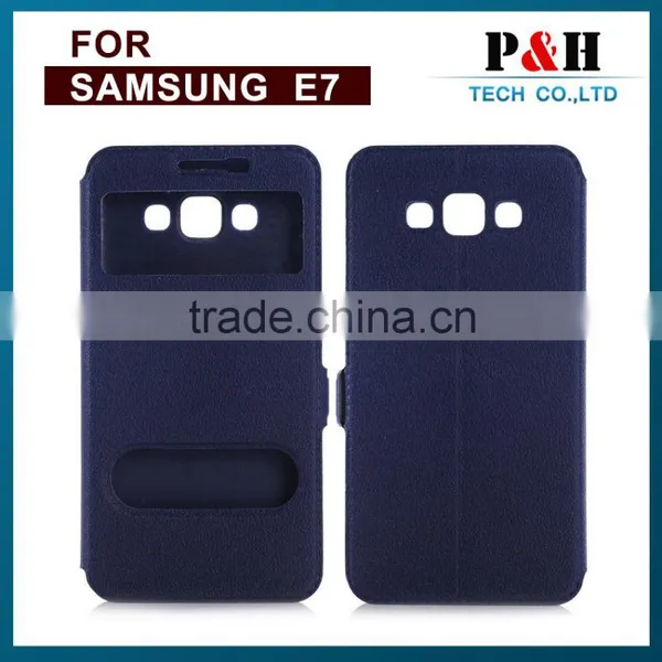 For Purse Card Holder Case For Samsung Galaxy E7 E700 Leather Flip Cover photo-4