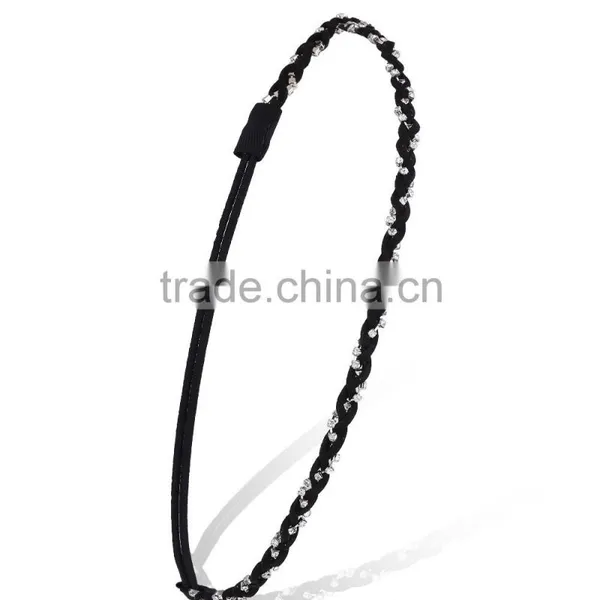 Girl Gorgeous Retro Beads Crystal Rhinestone Headband Hair Band Hot photo-6