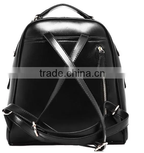 China Cheap Leather School Backpack photo-5