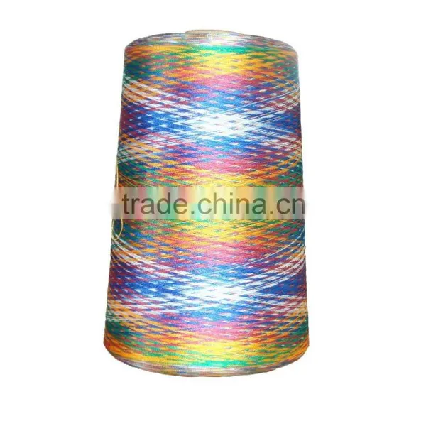 Multicolored Polyester Embroidery Thread