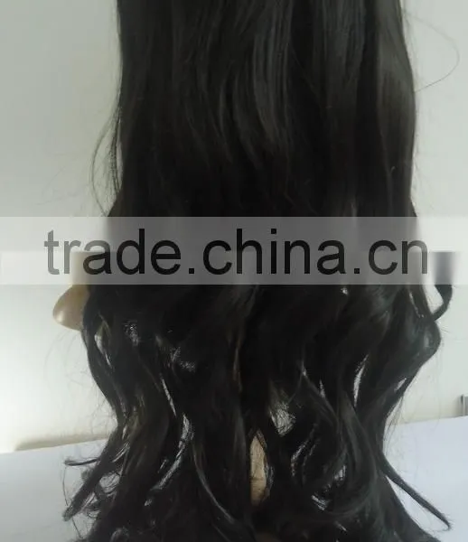 2016 New Fashion Style Long Curly Wig Cheap Syntheti Wigs Heat Resistant Free Shipping photo-4