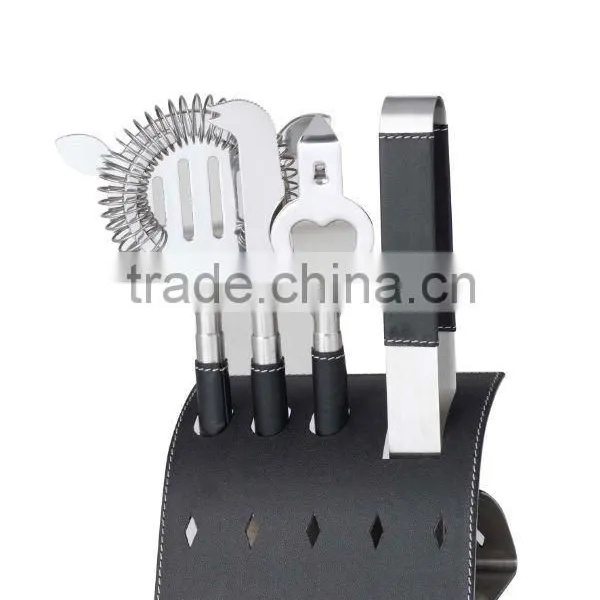 PU Wrapped 5pc Barware Set