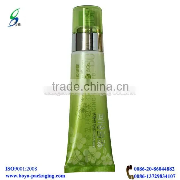 cosmetic pump tubes plastic tube with lotion pump