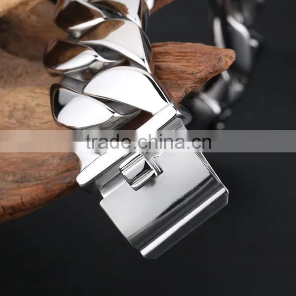 2016 New Product Stainless Steel Skull Bracelet Designs Jewelry Fashion Bracelet Bike Chains for Men /women photo-5