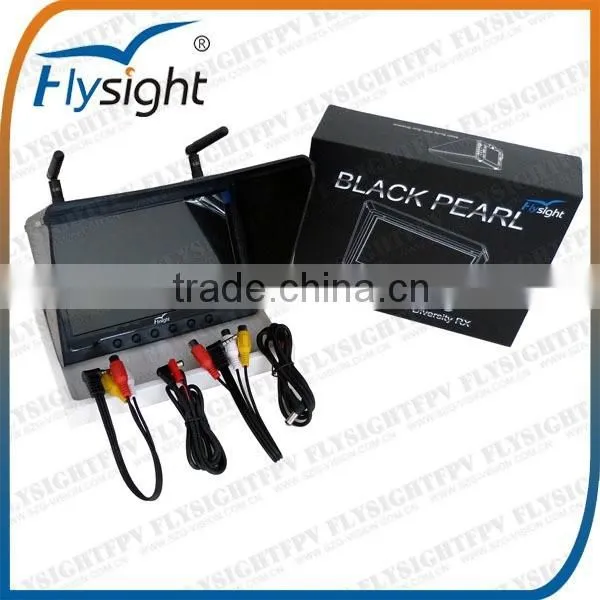 C524 7inch Monitor 5.8G 32CH LCD Diversity Receiver AV Receiver All-in-one for FPV photo-2