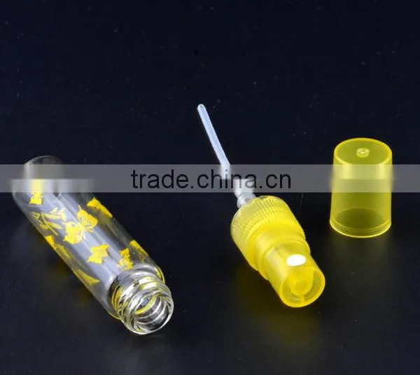 The Butterfly Frosting 5 ml Cosmetic Packaging Bottle Perfume Bottles Portable Perfume Spray Bottle Glass Drawn Tube Bottles photo-4