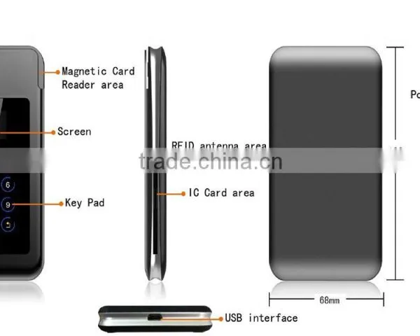Bluetooth Type Encrypting Pin Pad With Smart Card Reader, MSR photo-6