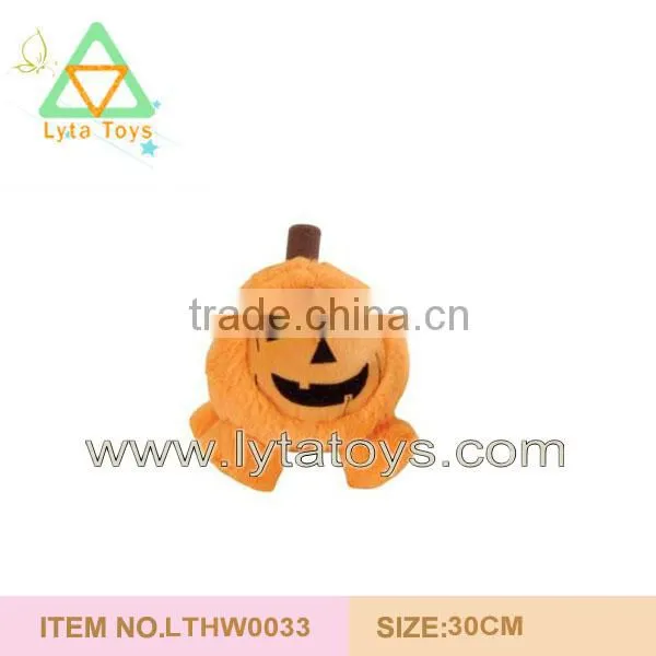 Hot Sale Plush Halloween Pumpkin, Yellow Pumpkin For Halloween