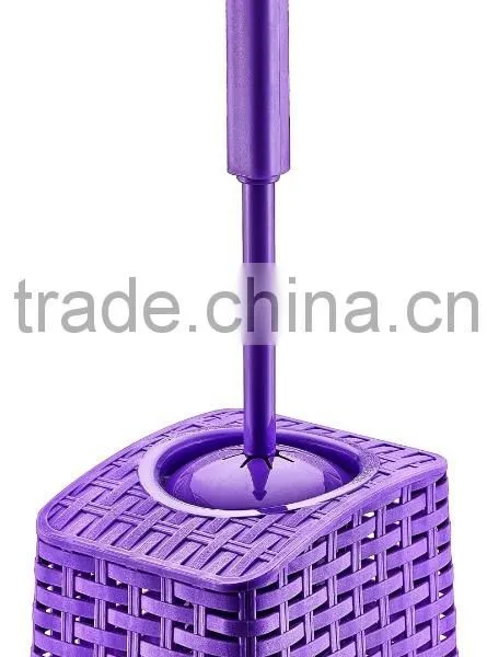 Toilet Brush - Rectangular Rattan Design photo-2