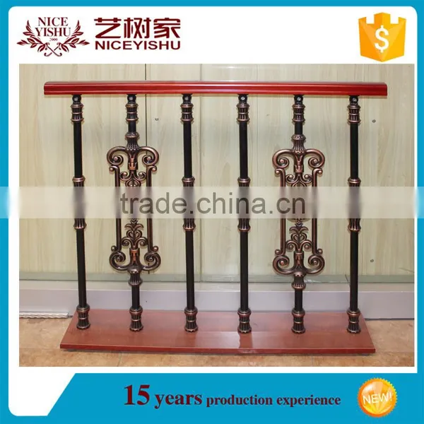 Ornamental Wrought Iron Stair Railing / Decorative Wrought Iron Handrails Supplier photo-2